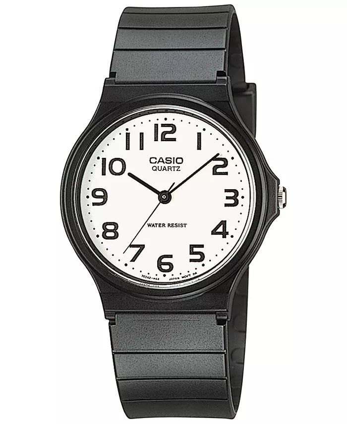 Casio Unisex Black Resin Watch MQ-24