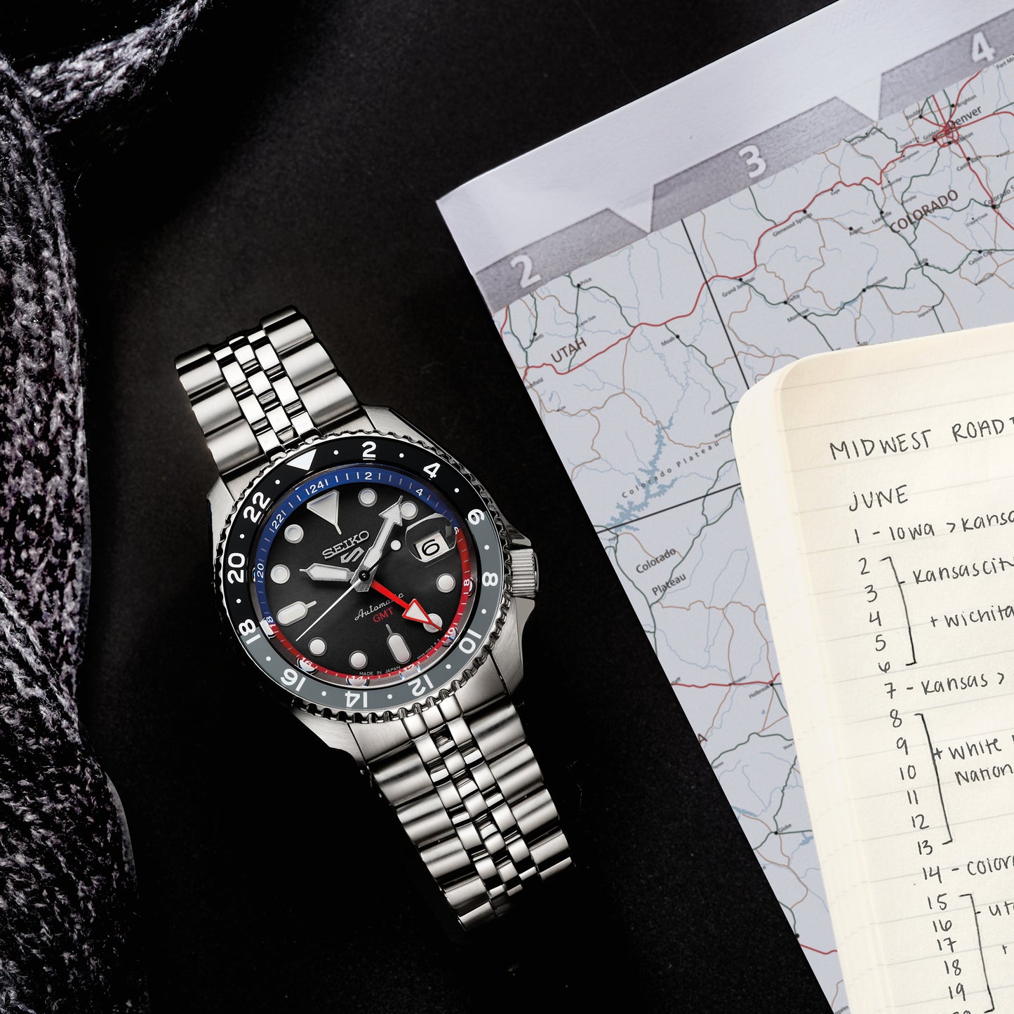 Seiko 5 Sports SKX Sports Style GMT Series SSK019